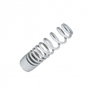 white spary compression spring